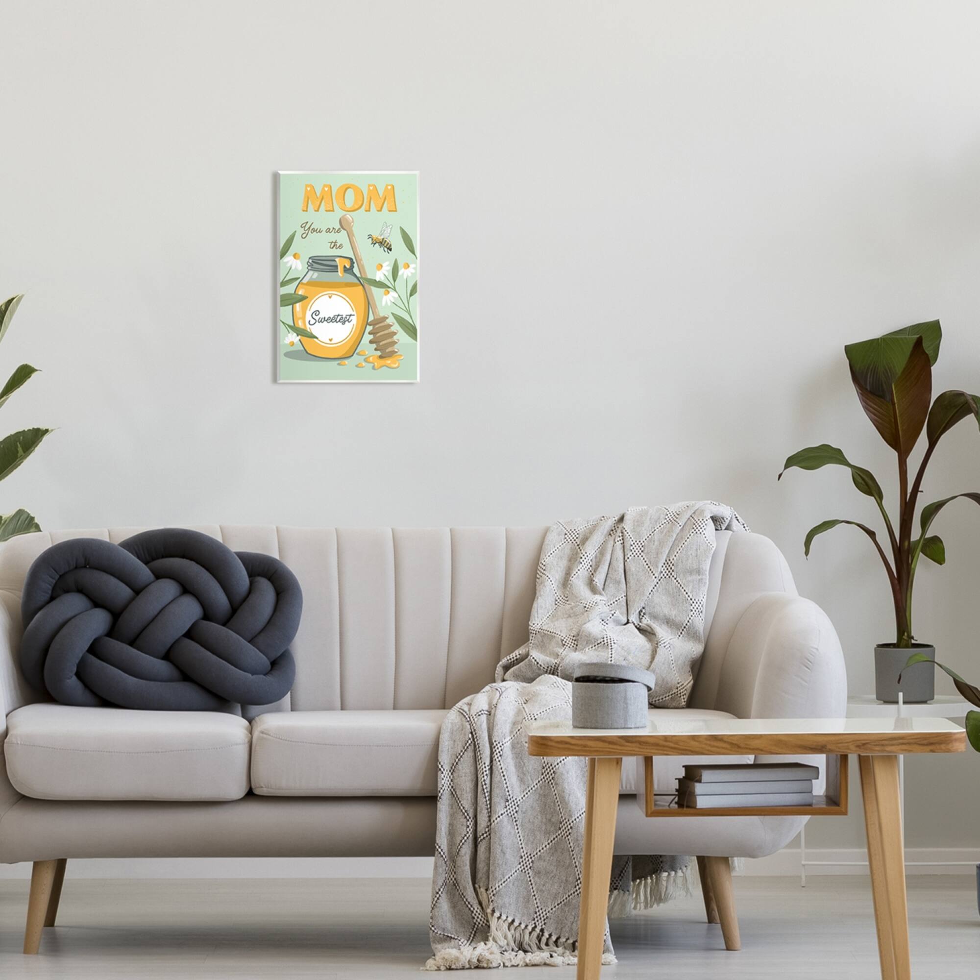 Stupell Industries Mom You Are The Sweetest Honey Jar Wall Plaque Art